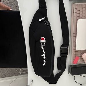 Champion Black Belt Bag with Logo